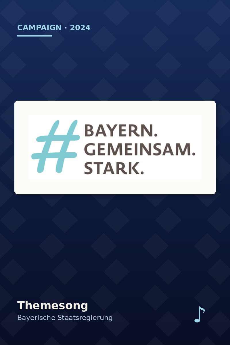 Bayern Gemeinsam Stark — Kampagne